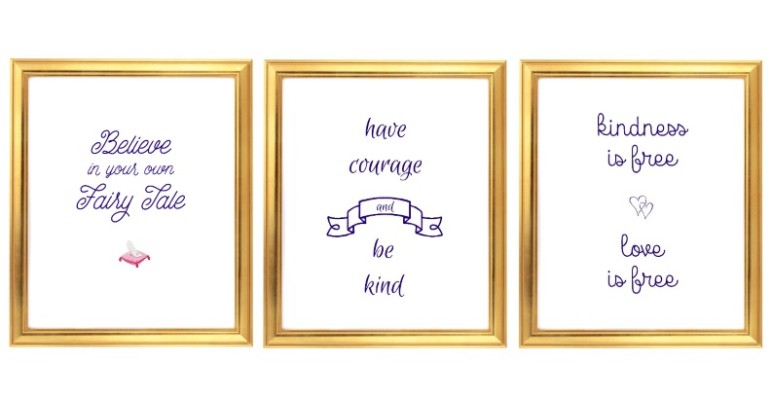 Free Cinderella Inspired Printables